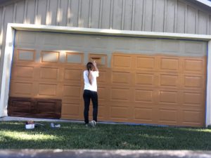 Paint a Wood Garage Door